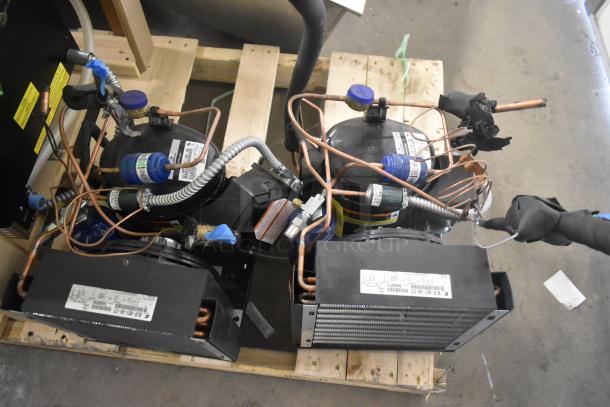 Hatco HCWBIR-2DA Stainless Steel Commercial Two Pan Dual Temperature Hot/Cold Drop In Food Well, 240V, 3 Phase.