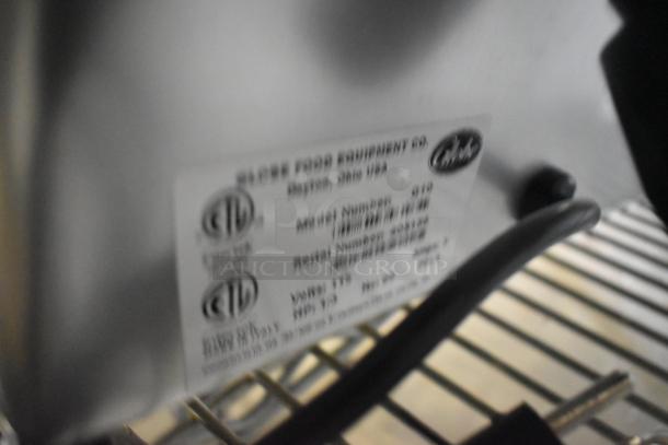 BRAND NEW Globe G10 stainless steel commercial meat slicer with blade sharpener. Model G10, 120V, 1 Phase.