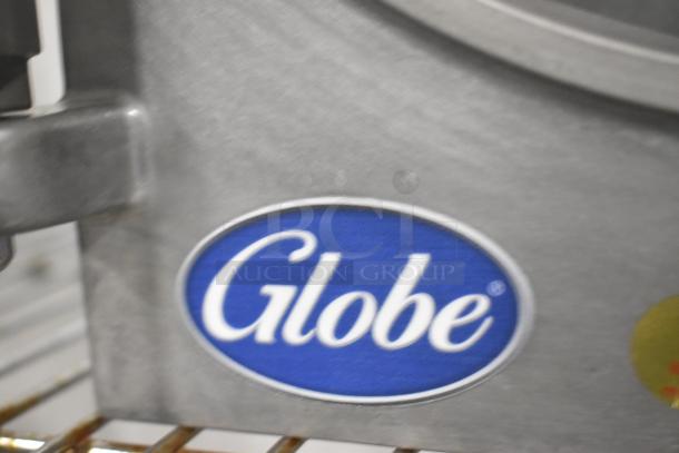 Brand new Globe metal commercial pelican head, no blade included. Features Globe logo in blue and white.