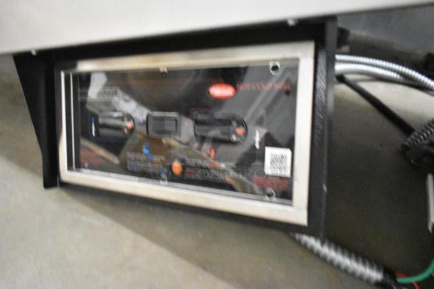 Hatco HCWBIR-3DA stainless steel dual temperature food well, model HCWBIR-3DA, with control panel visible.