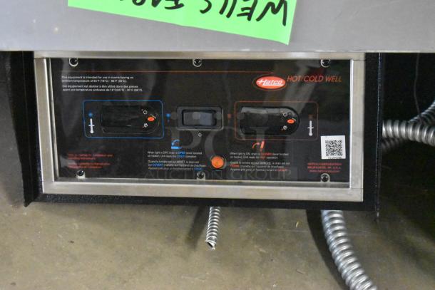 Hatco HCWBIR-3DA stainless steel dual temperature hot/cold food well with control panel, 120/208V, 1 phase.