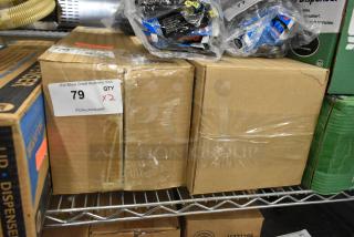 2 BRAND NEW IN BOX! Vollrath INC-80 In-Counter 8 - 44 oz. Cup Dispenser - 23