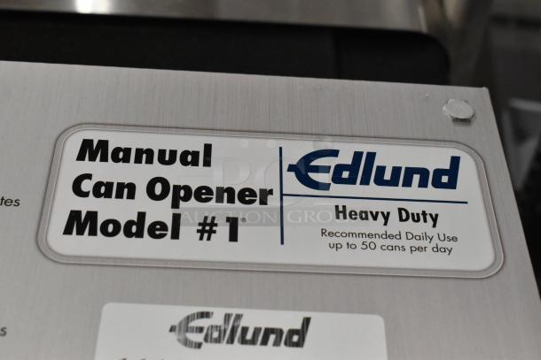 Brand new Edlund #1 Manual Can Opener, heavy-duty, for up to 50 cans daily. Original packaging.