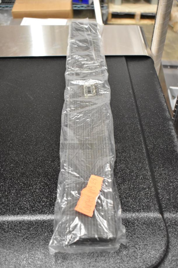 8 new Tablecraft 753BR 27"L brown bar mats in box. Wrapped in plastic with tag. Auction lot of 8.