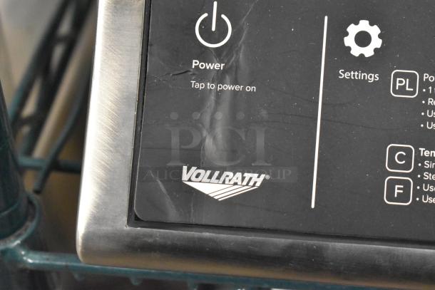 BRAND NEW Vollrath HPI4 induction range. Black panel with power button and settings. 208-240V, 1 Phase.