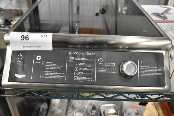 Brand new Vollrath HPI4 single burner induction range, 208-240V, 1 phase. Features quick start guide and temperature control.