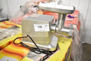 BRAND NEW SCRATCH AND DENT! Weston 33-1301-W Pro Series #12 Electric Meat Grinder and Sausage Stuffer. 120 Volts, 1 Phase. - Item #1225157