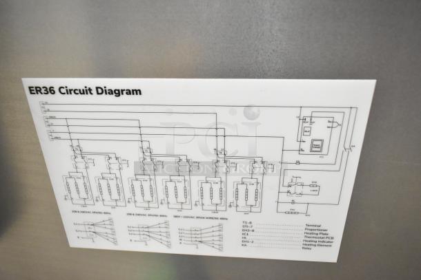 Circuit diagram on Cooking Performance Group 351ER36SD range. Describes electrical connections and components.