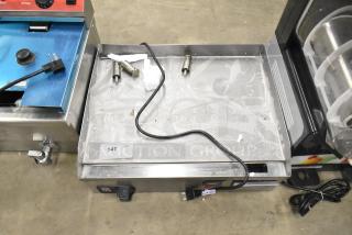 BRAND NEW SCRATCH AND DENT! Vollrath Cayenne FTA 8024 40716 Stainless Steel Commercial Countertop Electric Powered Flat Top Griddle. 220 Volts, 1 Phase. - Item #1225168