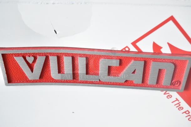 "Vulcan LG300-2 logo on stainless steel commercial propane gas deep fat fryer, featuring scratch and dent condition, 90,000 BTU."