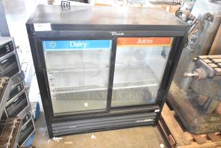 2019 True TBB-24-60G-HC-LD Metal Commercial 2 Door Reach In Cooler Merchandiser w/ Poly Coated Racks. 115 Volts, 1 Phase. - Item #1225253