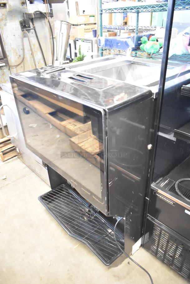 2022 Lancer TP 30 Metal Commercial Carbonated Beverage Machine, 115 Volts, 1 Phase, black, countertop, very good condition.