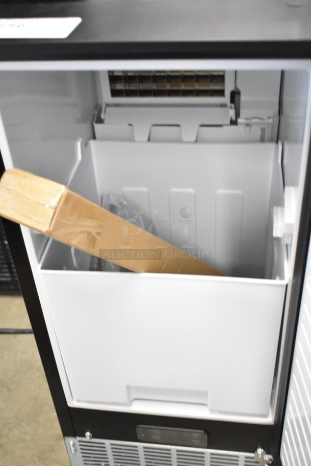 Brand new KoolMore BIM75-BS stainless-steel ice maker, 75lbs/24h, 115V, minor scratches. Undercounter or free-standing use.