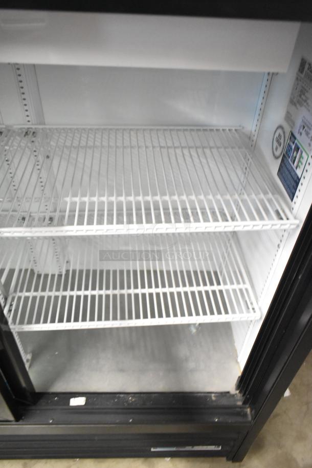 2020 True GDM-41SL-48-HC-LD 2 Door Cooler, metal, poly-coated racks, 115V, 1 Phase, commercial use, excellent condition.