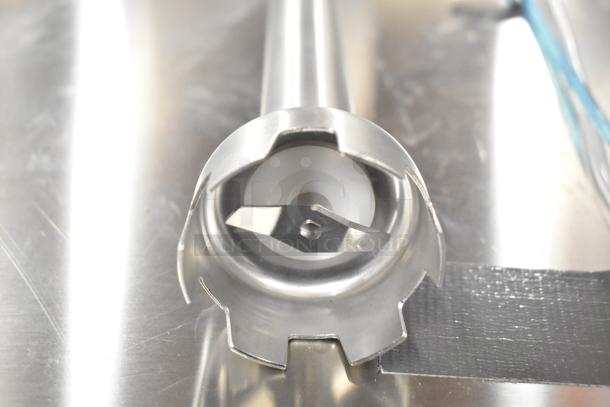 Brand new Galaxy 177PIMBL9STK 9" immersion blender shaft, light-duty, stainless steel, minor scratches, high-quality blade.