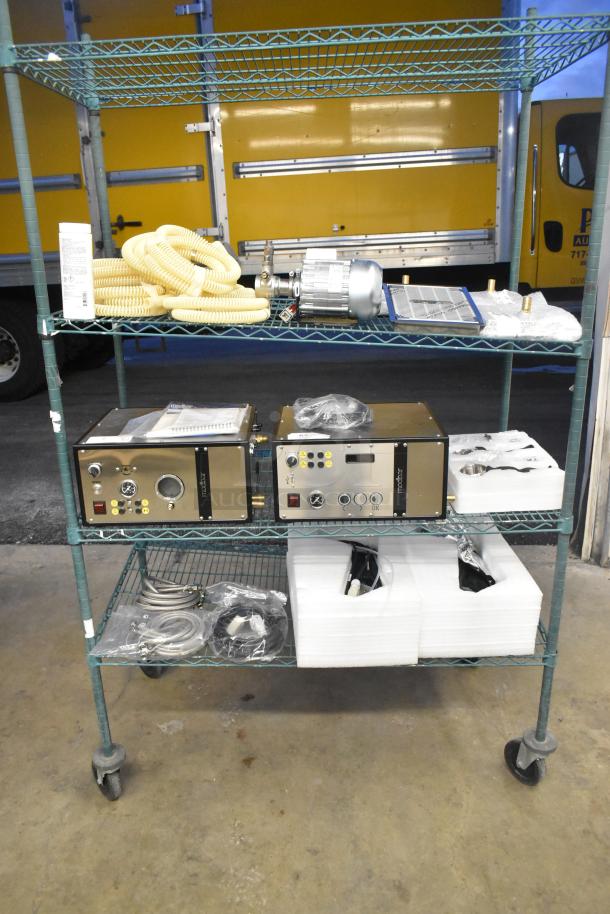 Brand new 2022 La Marzocco Modbar Espresso AV System, MR. 10 EB, components and hoses, 4 taps, undercounter setup.