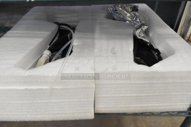 La Marzocco Modbar Espresso AV System in packaging, includes hoses and parts, model MR. 10 EB, brand new condition.