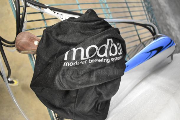 La Marzocco Modbar Espresso AV System in packaging, featuring modular brewing cover, model MR. 10 EB, brand new condition.