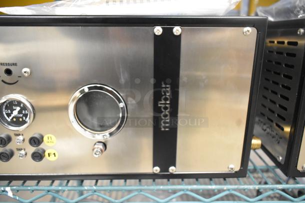 2022 La Marzocco Modbar Espresso AV System, model MR. 10 EB, stainless steel, commercial undercounter machine with 4 taps.