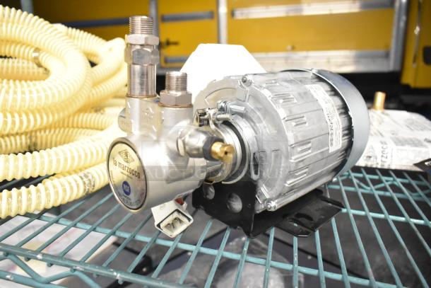 Brand new 2022 La Marzocco Modbar Espresso AV System, MR. 10 EB model, metal undercounter machine with visible manufacturers tag.