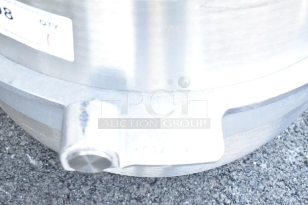 BRAND NEW Varimixer VBOWL-80 stainless steel commercial 80-quart mixing bowl, shown with label detailing item specifics.