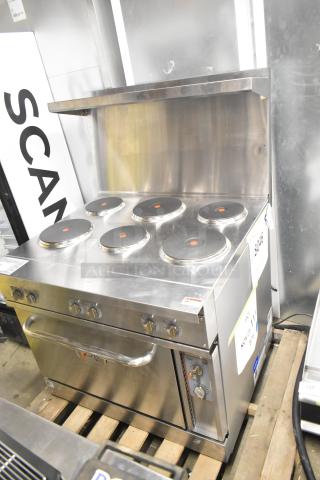 BRAND NEW SCRATCH AND DENT! 2025 Cooking Performance Group 351ER36SD ER36-240-1 Stainless Steel Commercial 36