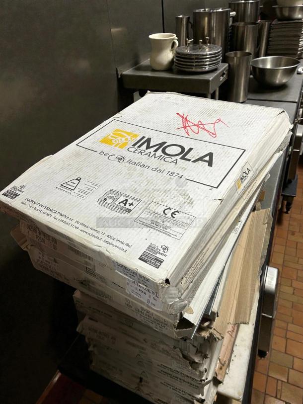 Boxes of Imola Ceramica Style Tile P2640 in original packaging with visible labels and markings. Brand new condition.