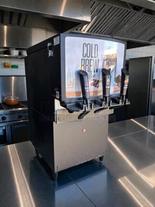 Excellent Condition - Goodwest Industries Gw3 Commercial 3 Flavor Cold Coffe Dispenser Machine - Tested and Working! - Item #1224724