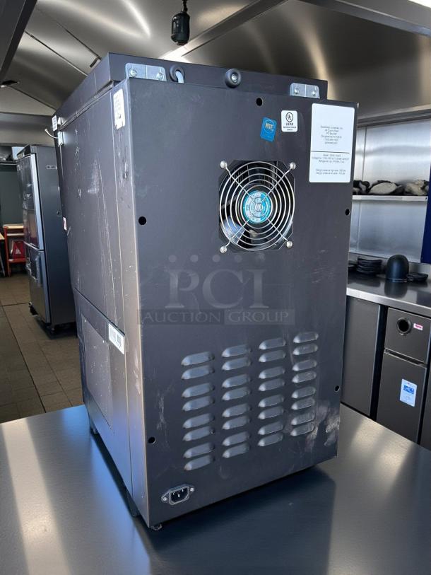 Goodwest Industries Gw3 cold coffee dispenser, excellent condition, 3 flavors, tested working, manufacturer labels visible.