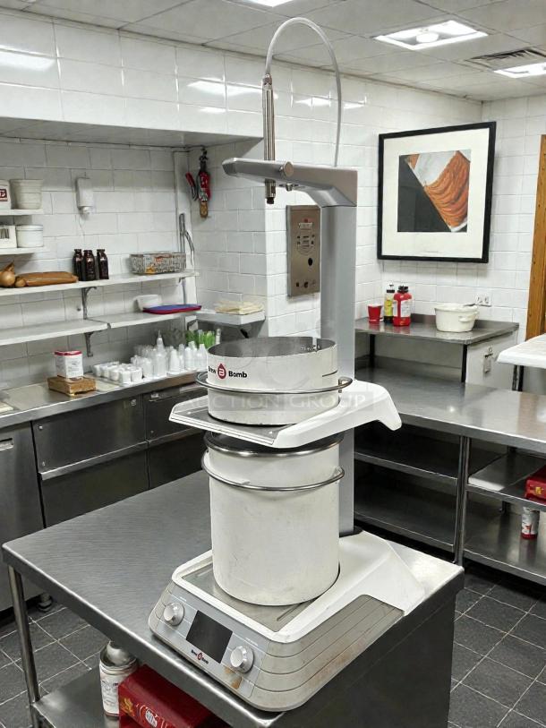 Brew Bomb ACE Brewer, stainless steel, tested and working, digital controls, minimal wear, ideal for commercial use.