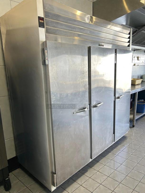 Traulsen G31010 77" G Series solid door reach-in freezer, stainless steel, tested and working condition.