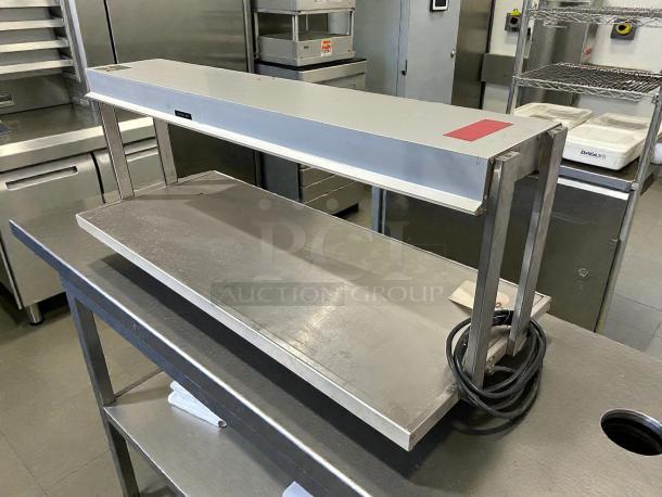 Hatco GRBW-48 buffet warmer, 49 1/8", excellent condition, with sneeze guards and lights, 120V, tested and working.