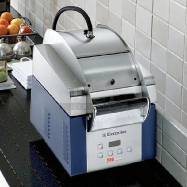 Electrolux Professional 603941 Panini Grill, 14" aluminum smooth plates, timer, tested and working, 208V, great condition.