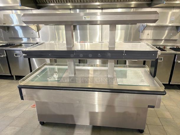 Boyston Electric Heated Display Grab & Go, excellent condition, 220v, 1ph, stainless steel, tested and working.