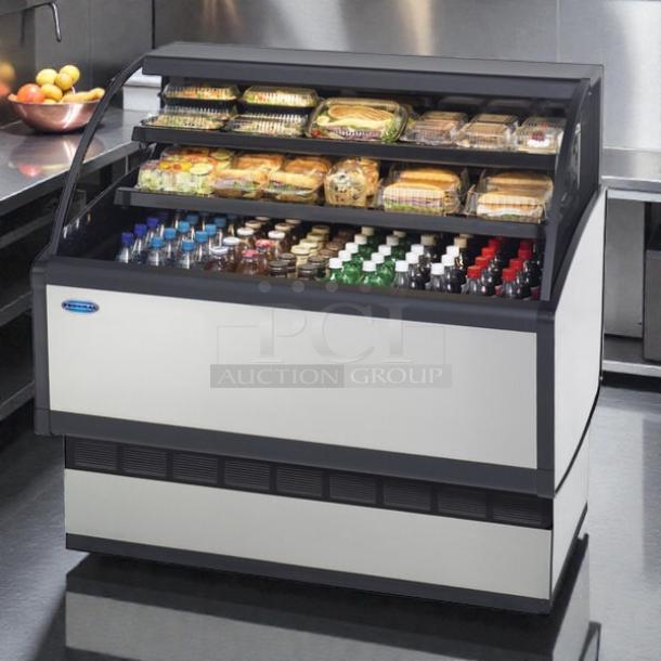 Federal Industries LPRSS3 36" low profile air curtain merchandiser, tested and working, in excellent condition.