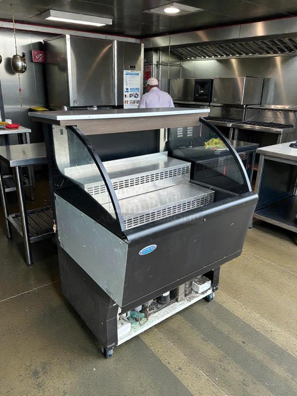 Federal Industries LPRSS3 36" low profile air curtain merchandiser in good condition, tested and working.