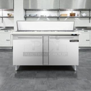 Amazing Find - Continental Refrigerator DL60-16C Designer Line Sandwich Unit - Tested and Working! - Item #1224825