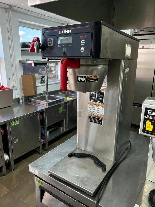Bunn ICB-DV Automatic Coffee Brewer for Thermal Servers, stainless steel, excellent condition, tested, working.