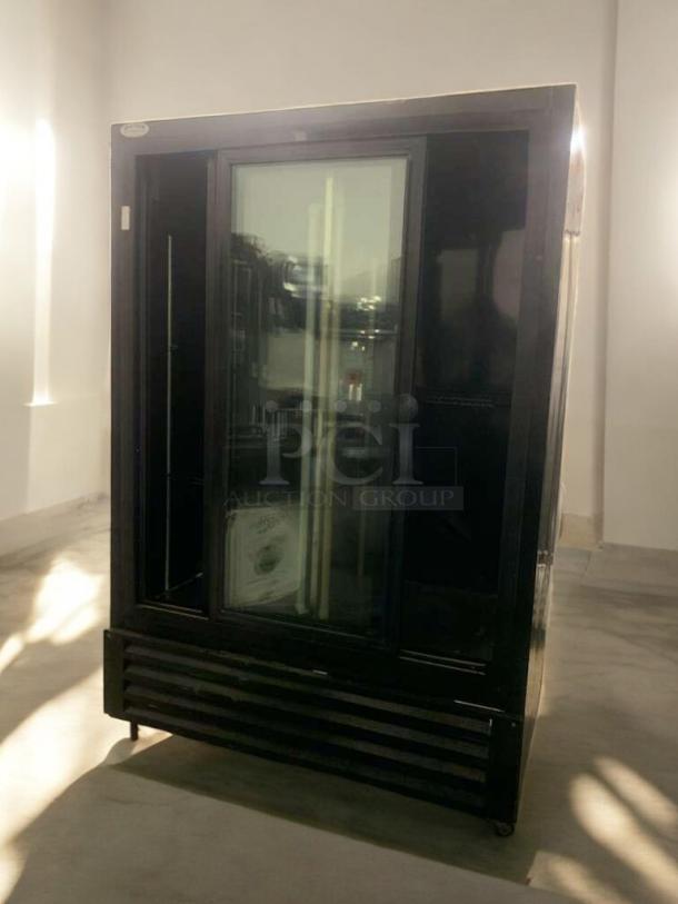 Bush Refrigeration FS52GD double glass door merchandiser, prime condition, 115V, fully tested and working.
