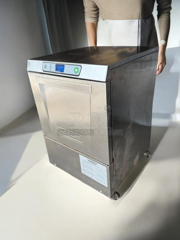 Prime condition Hobart LXPH undercounter commercial dishwasher, high-temp sanitizing, 208-240V, stainless steel, fully tested.