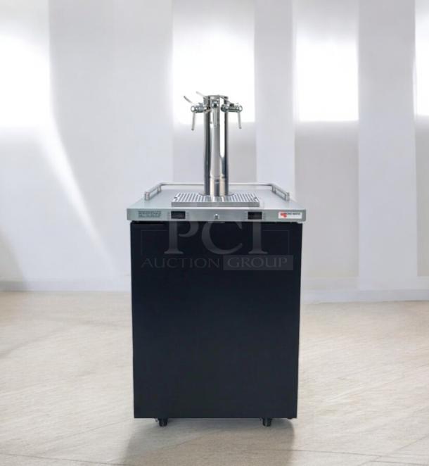 Micro Matic MDD-23 single tap kegerator in superior condition, 115V, fully tested and working, stainless steel tap.