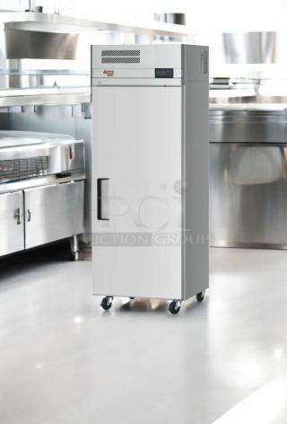Outstanding Condition – eLine Single Door Commercial Freezer – Natural Refrigerant – Fully Tested & Working! - Item #1224641
