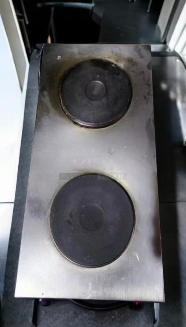 Nemco 6310-3-240 double solid burner electric hot plate in outstanding condition, 240V, fully tested and working.