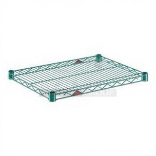 Brand new Metro 1824NK3 Super Erecta Wire Shelf, 18"x24", by Metro/Ali Group, high-quality, durable green wire.