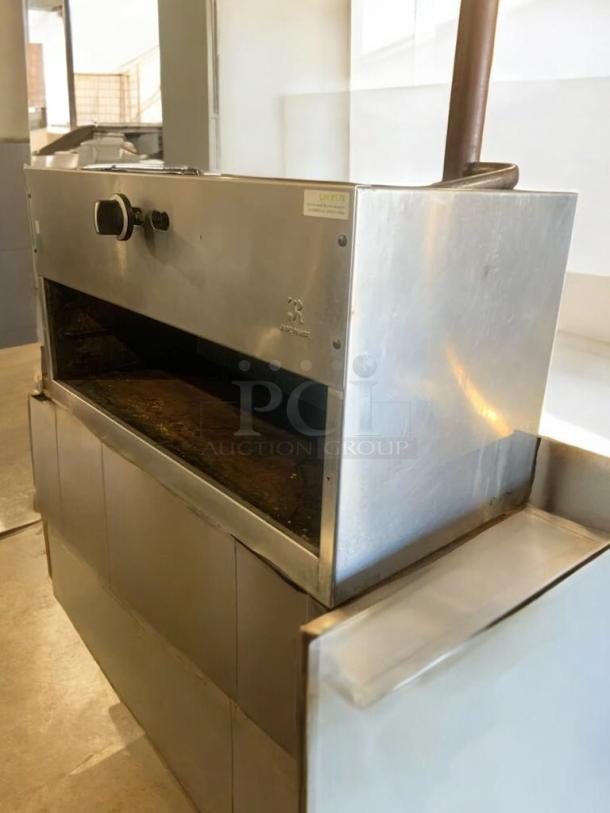 Prime condition Jade Range salamander broiler, natural gas, fully tested and working, stainless steel construction.