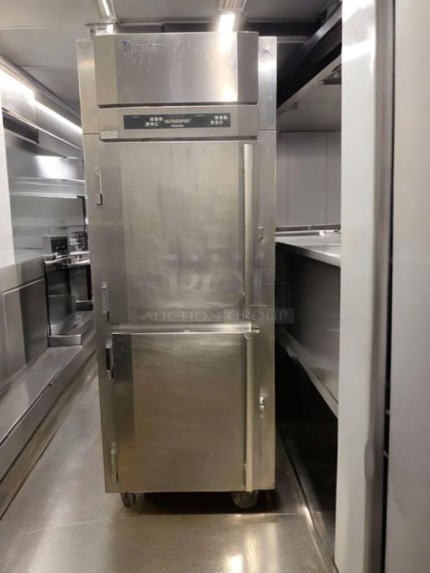 Victory Refrigeration RFS-1D-S1-EWHD SPEC14 single door reach-in freezer, prime condition, stainless steel, tested, 115V.