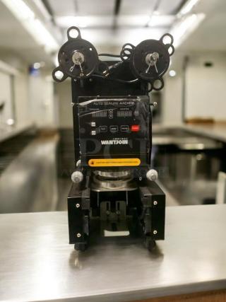 Prime Condition – WANTJOIN WZ-95B Automatic Cup Sealing Machine – 110–120V – Fully Tested & Working! - Item #1224697