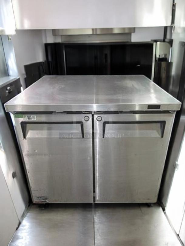 Turbo Air MUF-36-N undercounter freezer, prime condition, 115V, stainless steel finish, fully tested and working.