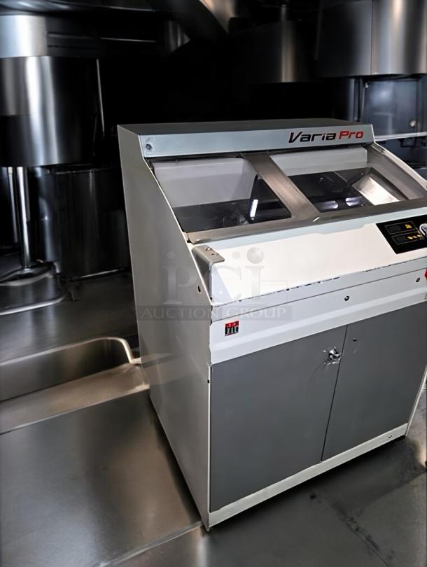 JAC Varia Pro MPL800 Bread Slicer, exceptional condition, fully tested, gray-white finish, Varia Pro branding visible.