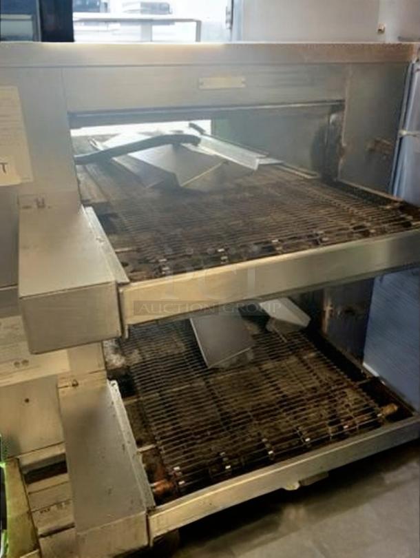 Middleby Marshall CTX DZ33T triple deck infrared conveyor oven in superb condition, 208V, fully tested and working.